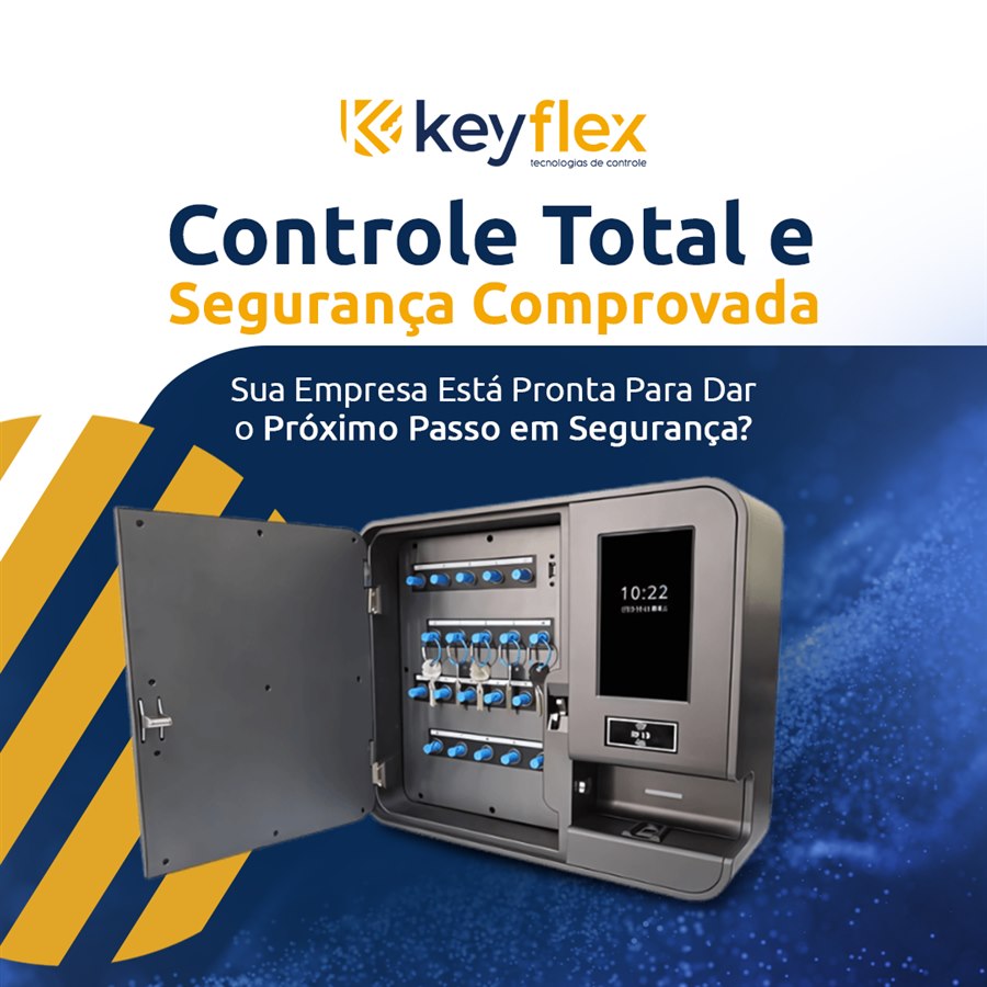 Anúncio da Keyflex: controle total e segurança comprovada